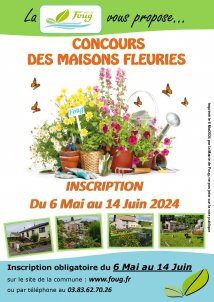 Inscription au Concours des Maisons Fleuries 2024
