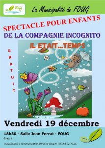 Spectacle - Il était temps - CIE INCOGNITO