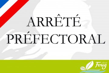 Préfecture - décret ministériel du 26 janvier 2022