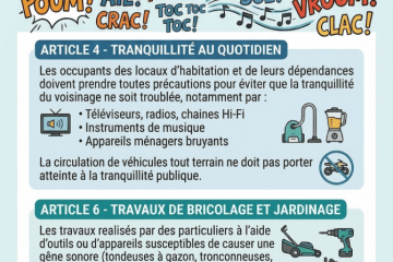 Mieux vivre ensemble à Foug : Petit rappel sur les bruits de voisinage !