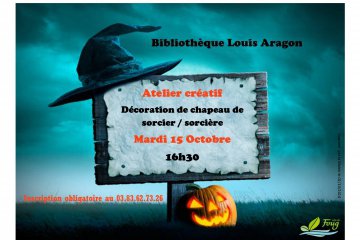 Bibliothèque - Atelier Création - Haloween 2025 retour en images