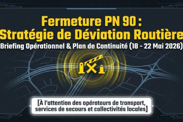 Travaux au passage à niveau vers Pagny-sur-Meuse