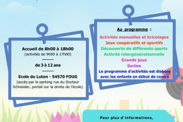 Les Francas - Vacances de Printemps 2026