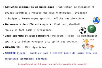 Les Francas - Vacances de Printemps 2026