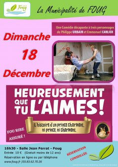 Théâtre - Heureusement que tu l'aimes