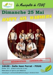 Concert - Happy Six Warmers Mai 2025