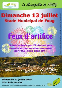 Feu d'Artifice et animation musicale 2025