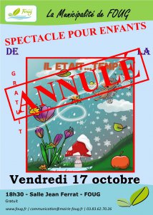 Spectacle - Il était temps - CIE INCOGNITO ANNULÉ