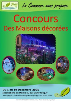 Festivités - Concours des maisons décorées 2025