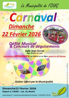 Carnaval - Défilé et Concours de déguisements 2026