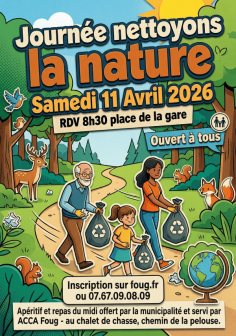 Journée nettoyons la nature - Foug - 2026