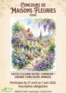 Concours des Maisons Fleuries - Édition 2026