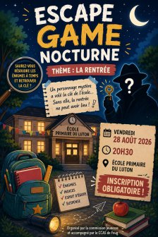 Escape Game : Mission Rentrée