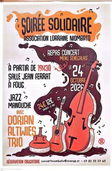 Soirée solidaire Lorraine Niombato