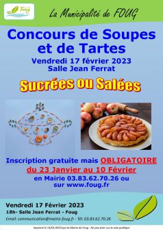 Concours de Soupes et de tartes 2023